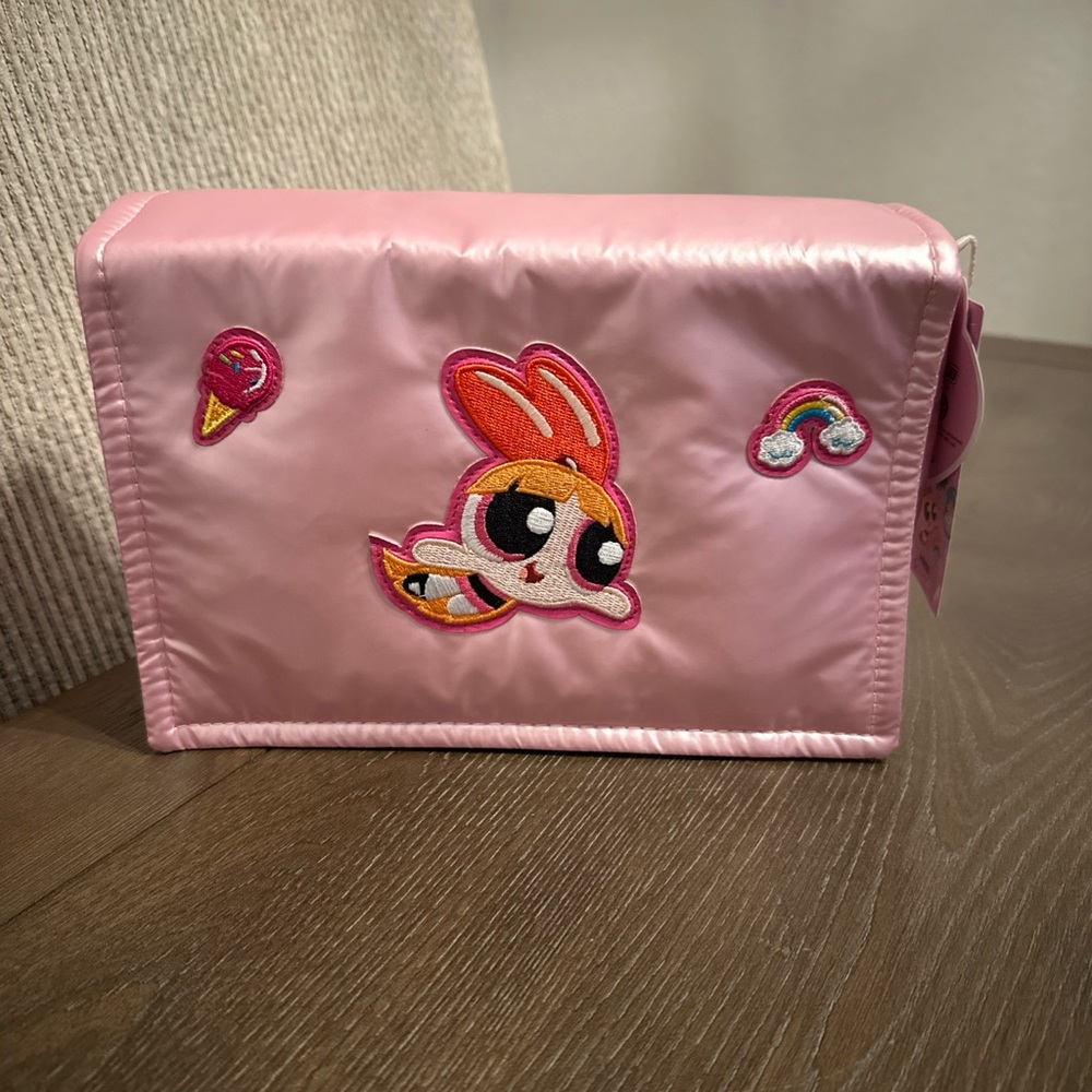 NWT Powerpuff‎ Girls Miniso Padded Puffer Crossbody Bag